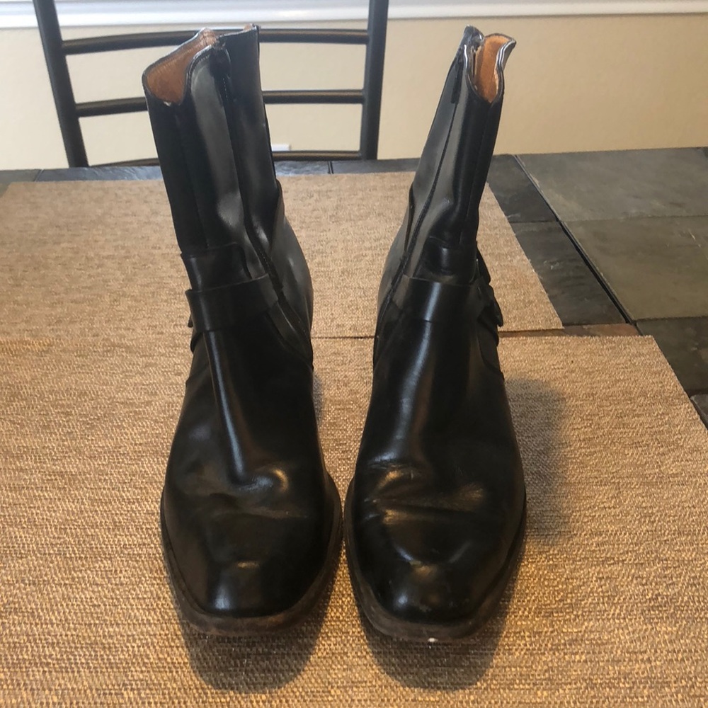 Ariat fashion boots with buckle detail